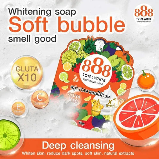 888 Total White 10X Whitening Soap – 80g