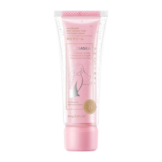 AISASEA Niacinamide Double Tube Whitening Cream Body Lotion – 100g