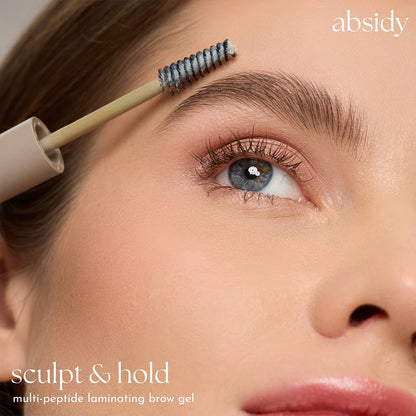 Absidy Sculpt & Hold Multi-Peptide Laminating Brow Gel – Clear 7g