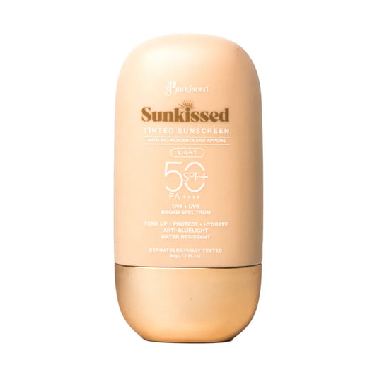 Barefaced Sunkissed Tinted Sunscreen – Light Tint 50g