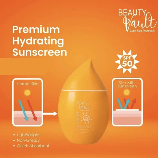 Beauty Vault Premium Hydrating Sunscreen spf 50 – 50g