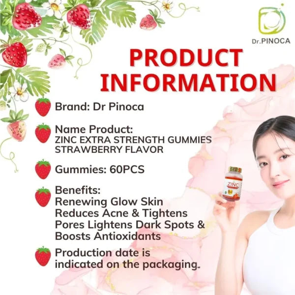 Dr. Pinoca Zinc Extra Strength Gummies