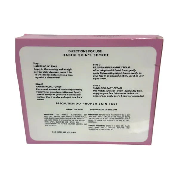 Habibi Skin Premium Rejuvenating Beauty Set – 4 in 1