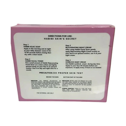 Habibi Skin Premium Rejuvenating Beauty Set – 4 in 1