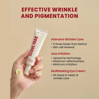 K-SECRET SEOUL 1988 Eye Cream – Retinal Liposome 4% + Fermented Bean –