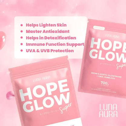Luna Aura Hope Glow Advanced Glutathione Super Mini – 700mg (14 Capsules)