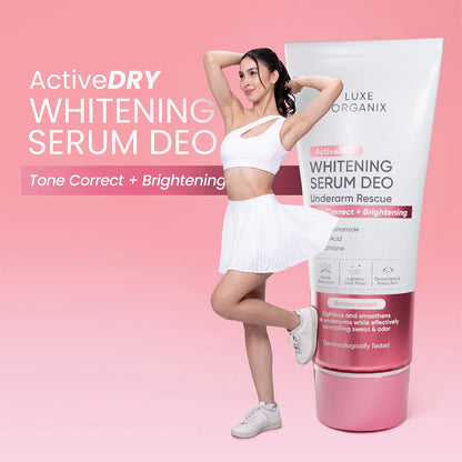 Luxe Organix Active Dry Whitening Serum Deo Underarm Rescue 50g