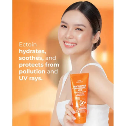 Luxe Organix Niacinamide + Tranexamic Acid Youthful Glow Whitening Serum Lotion SPF 50+ PA++++ – 200ml