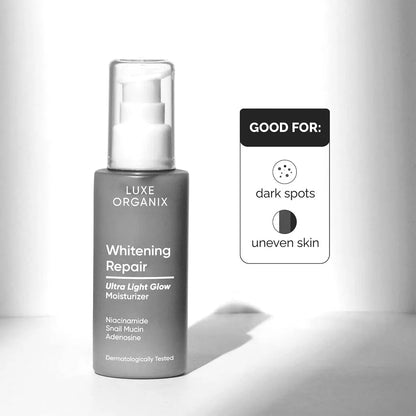 Luxe Organix Whitening Repair Ultra Light Glow Moisturizer – 80ml