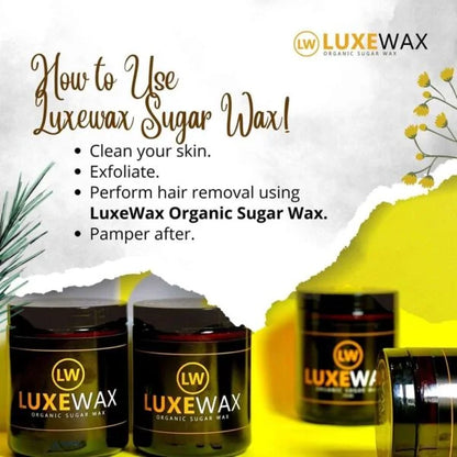 Luxe Wax Organic Sugar Wax – 350g