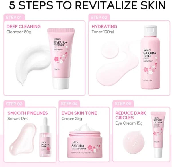 MEMI Japan Sakura Skin Care Set