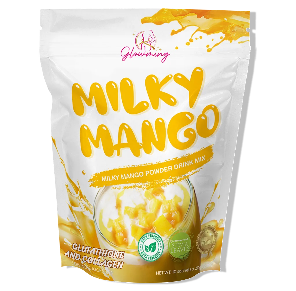 Glowming Health & Beauty Drink – Milky Mango (200g)