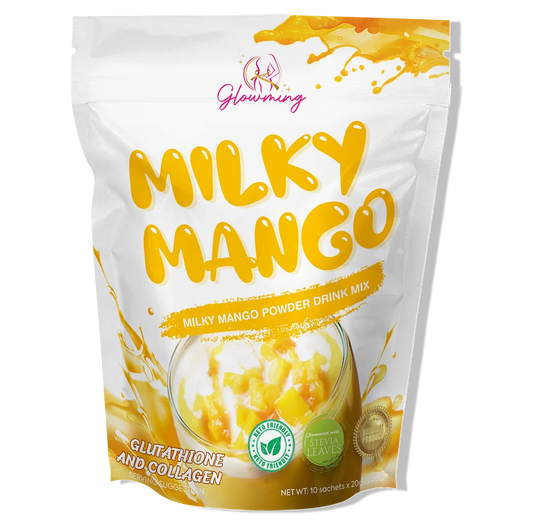 Glowming Health & Beauty Drink – Milky Mango (200g)