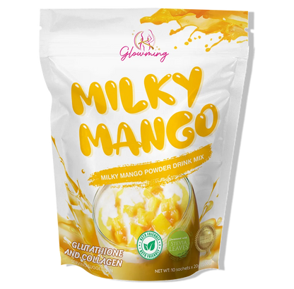 Glowming Health & Beauty Drink – Milky Mango (200g)