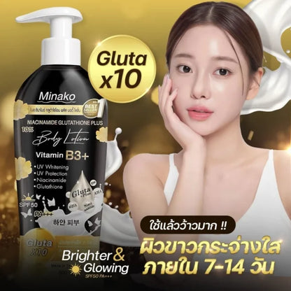 Minako Niacinamide Glutathione Plus 10% Body Lotion – 500ml