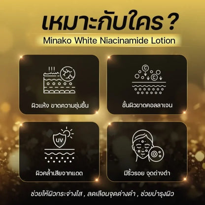 Minako Niacinamide Glutathione Plus 10% Body Lotion – 500ml