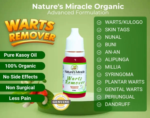 Nature’s Miracle The Organic Warts Remover – 10ml
