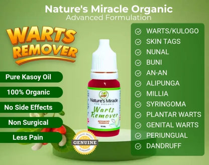 Nature’s Miracle The Organic Warts Remover – 10ml