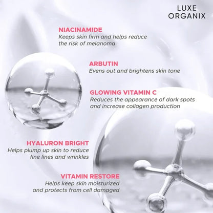 Luxe Organix Niacinamide + Arbutin Healthy Light Whitening Serum Lotion – 350ml