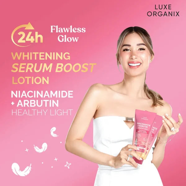 Luxe Organix Niacinamide + Arbutin Healthy Light Whitening Serum Lotion – 350ml