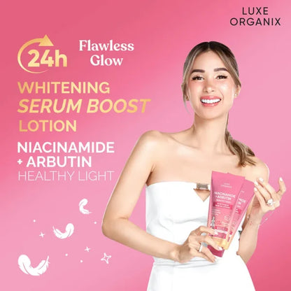 Luxe Organix Niacinamide + Arbutin Healthy Light Whitening Serum Lotion – 350ml
