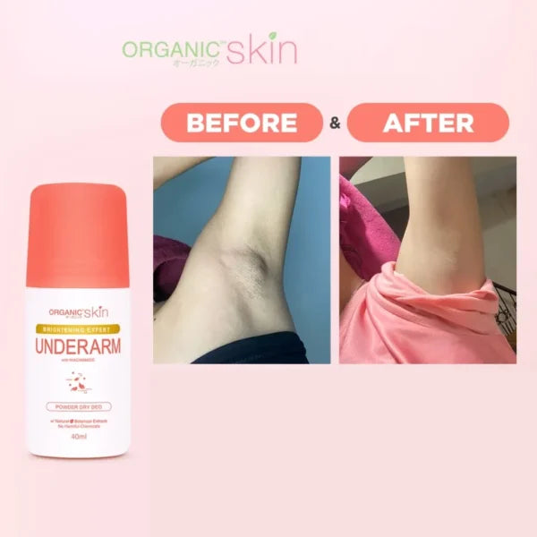 Organic Skin Brightening Expert Underarm Deodorant – 40ml