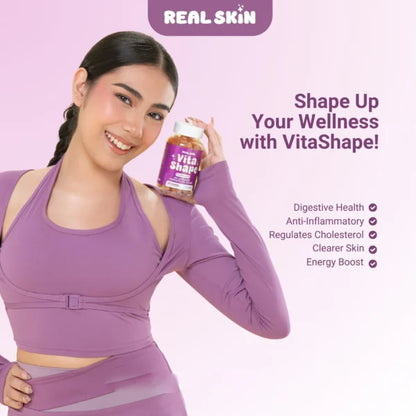 Real Skin Vita Shape Mixed Berries Flavor – 60 Gummies