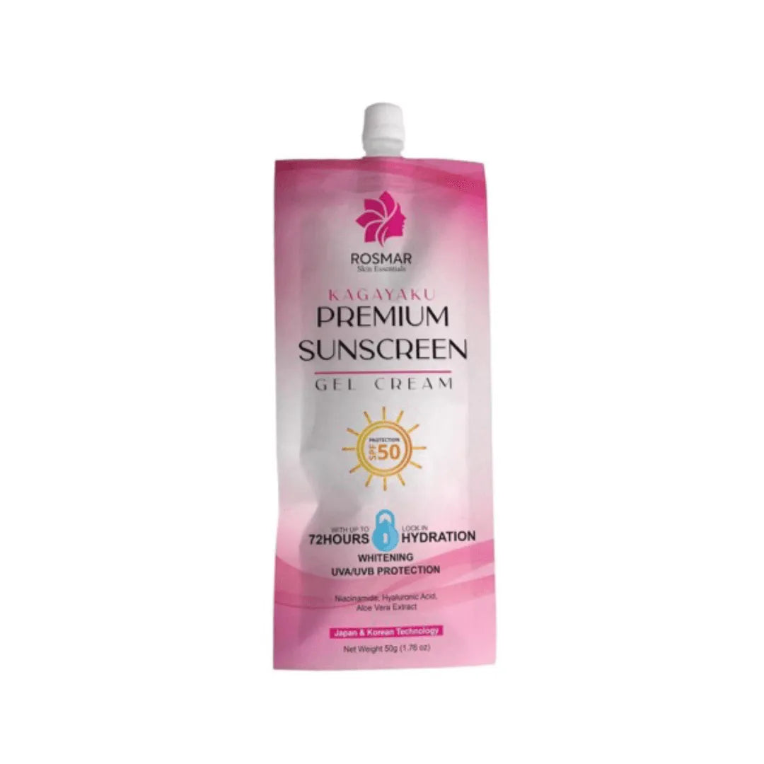 Rosmar Kagayaku Premium Sunscreen Gel Cream SPF50 – 50g