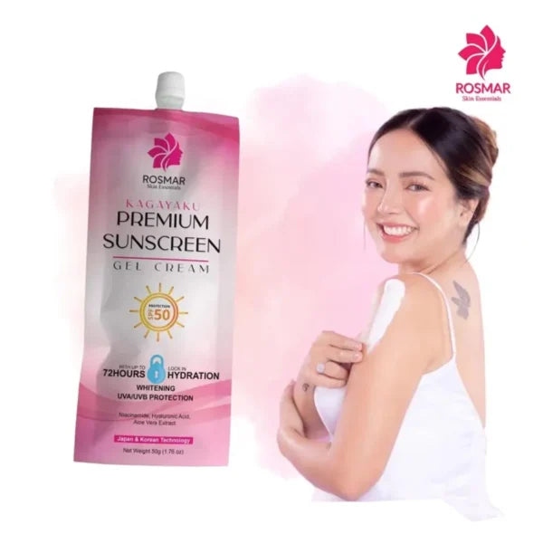 Rosmar Kagayaku Premium Sunscreen Gel Cream SPF50 – 50g