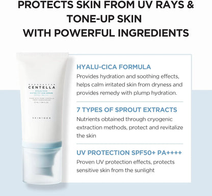 SKIN1004 Madagascar Centella Hyalu-Cica Water-Fit Sun Serum SPF50+ PA++++ – 50ml