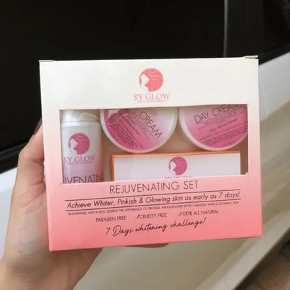 SY Glow Glass Skin Set – 7 Days Whitening Challenge