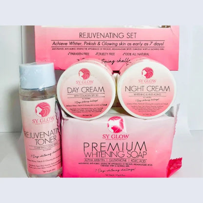 SY Glow Glass Skin Set – 7 Days Whitening Challenge