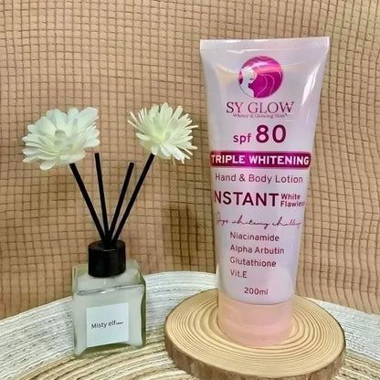 SY Glow Triple Whitening Hand & Body Lotion SPF 80 – 200ml