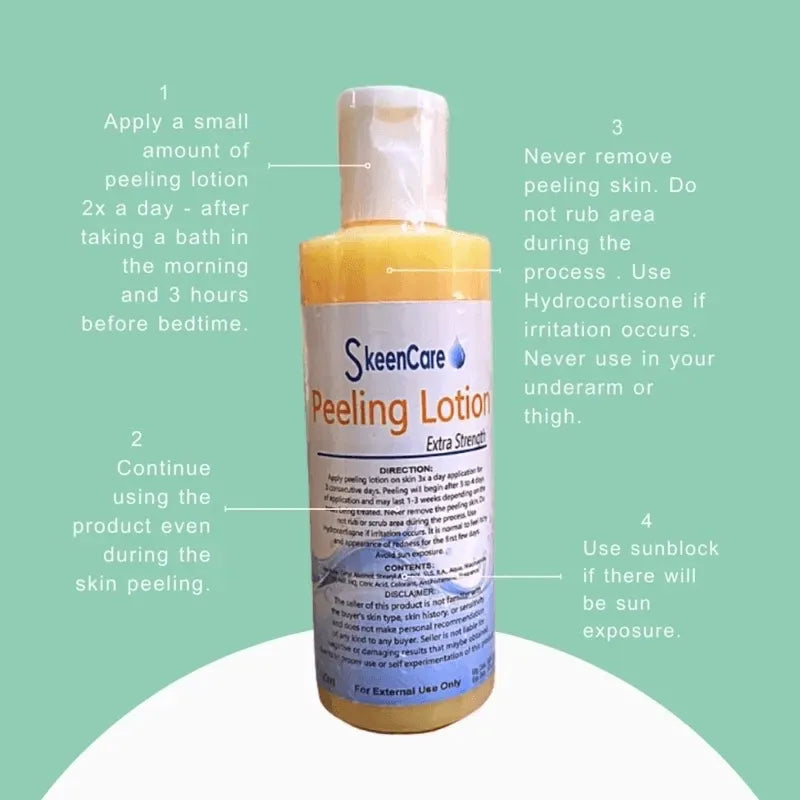 Skeen Care Extra Strength Peeling Lotion Skeencare