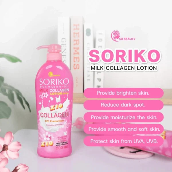 Soriko Milk Collagen Body Lotion – 500ml