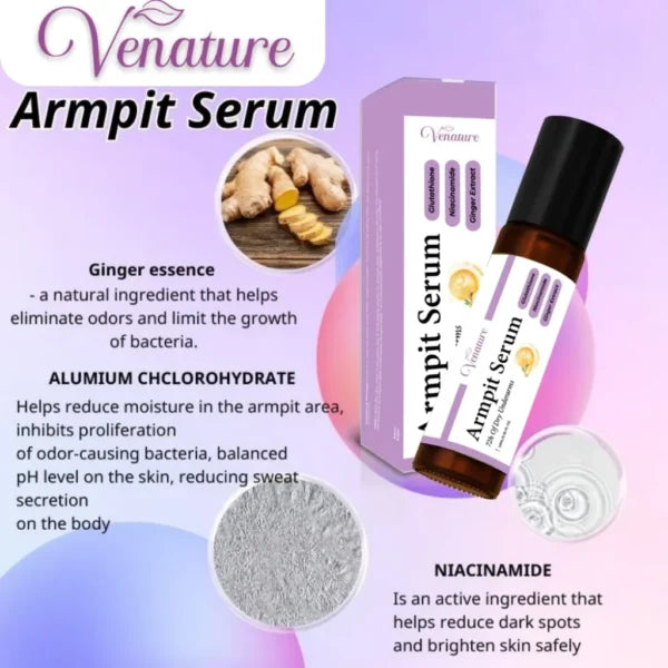 Venature Armpit Serum 72h Of Dry Underarms – 10ml