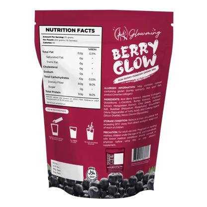 Glowming Detox Premium Berry Glow – Acai Berry Juice