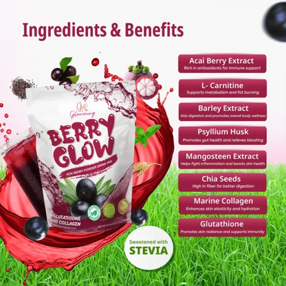 Glowming Detox Premium Berry Glow – Acai Berry Juice