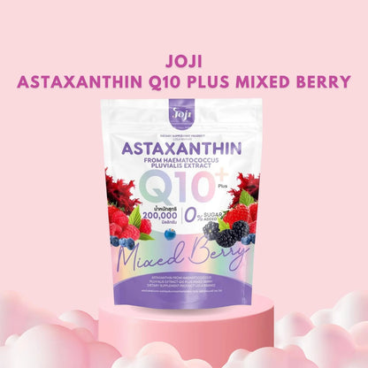 Joji Secret Astaxanthin Q10 Plus – Mixed Berry Antioxidant Powder 200,000 mg – 10 Sachets