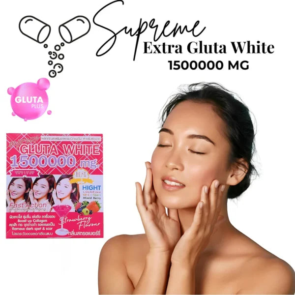 Gluta White 1500000mg Whitening & Anti-Aging Drink