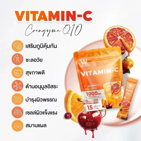 Wink White Vitamin C CoQ10 Plus – 15 Sachets x 12g