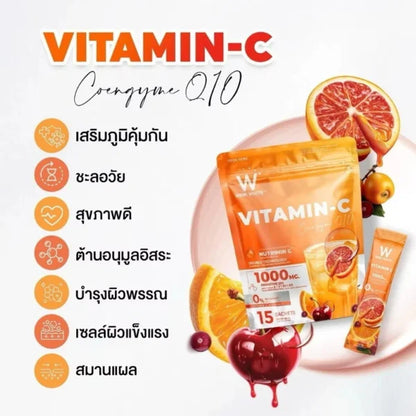 Wink White Vitamin C CoQ10 Plus – 15 Sachets x 12g