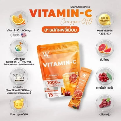 Wink White Vitamin C CoQ10 Plus – 15 Sachets x 12g