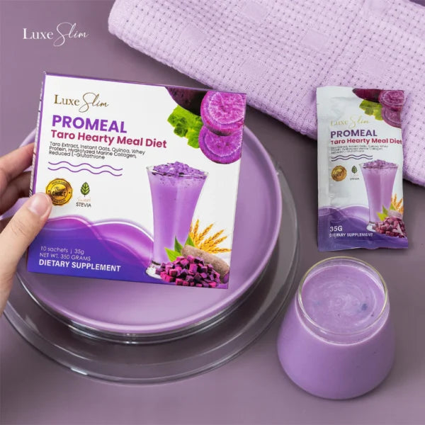 Luxe Slim ProMeal Taro Hearty Meal Diet – 10 Sachets x 35g
