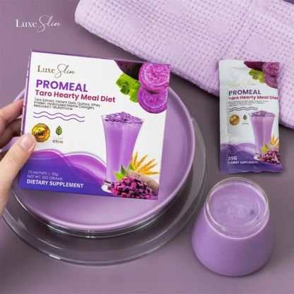 Luxe Slim ProMeal Taro Hearty Meal Diet – 10 Sachets x 35g