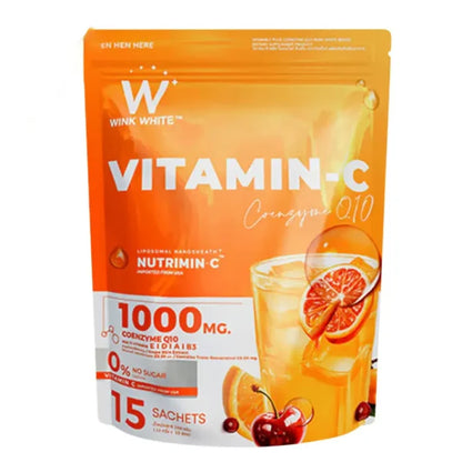 Wink White Vitamin C CoQ10 Plus – 15 Sachets x 12g