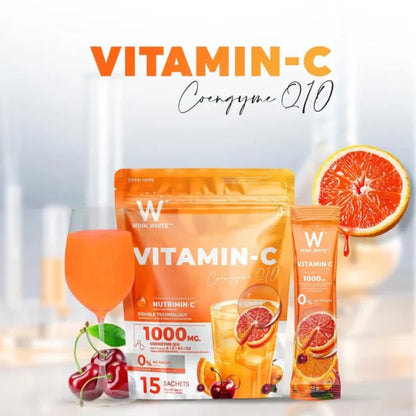Wink White Vitamin C CoQ10 Plus – 15 Sachets x 12g