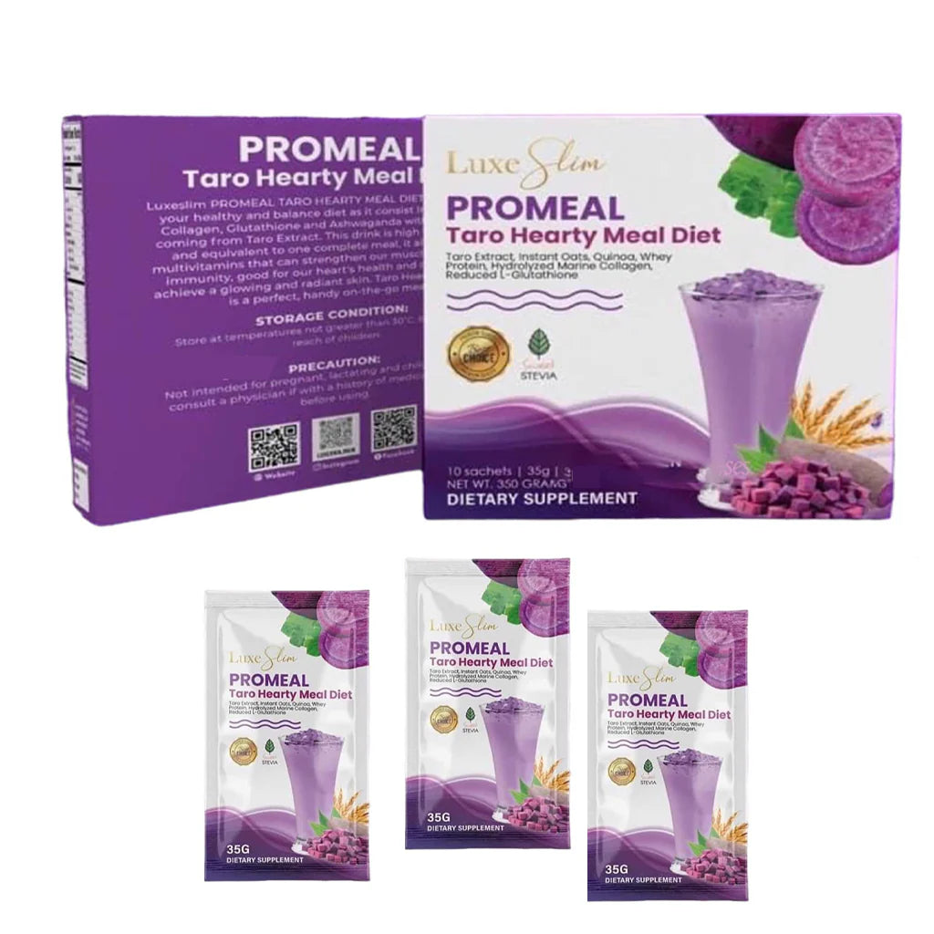 Luxe Slim ProMeal Taro Hearty Meal Diet – 10 Sachets x 35g