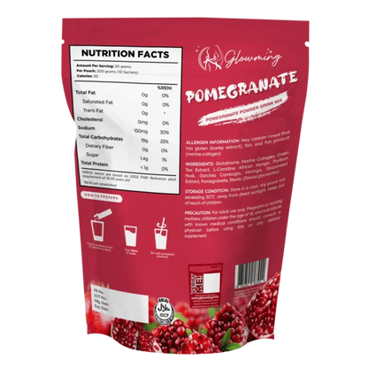 Glowming Health & Beauty Drink – Pomegranate (200g)