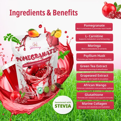 Glowming Health & Beauty Drink – Pomegranate (200g)